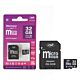 Carte mémoire MicroSD PNI 32 Go avec adaptateur SD, classe 10, 80 Mb/s, V30