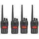 Kit de 4 stations radio portables PNI PMR R18, 446MHz, 0,5W, 128 canaux, 16 PMR et 50 tonalités CTCSS et 104 DCS, radio FM, prog