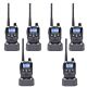 Kit de 6 stations radio portables PNI PMR R45 PRO 446MHz, 0,5W, 99 canaux programmables, 16 PMR et 38 tonalités CTCSS et 104 DCS,