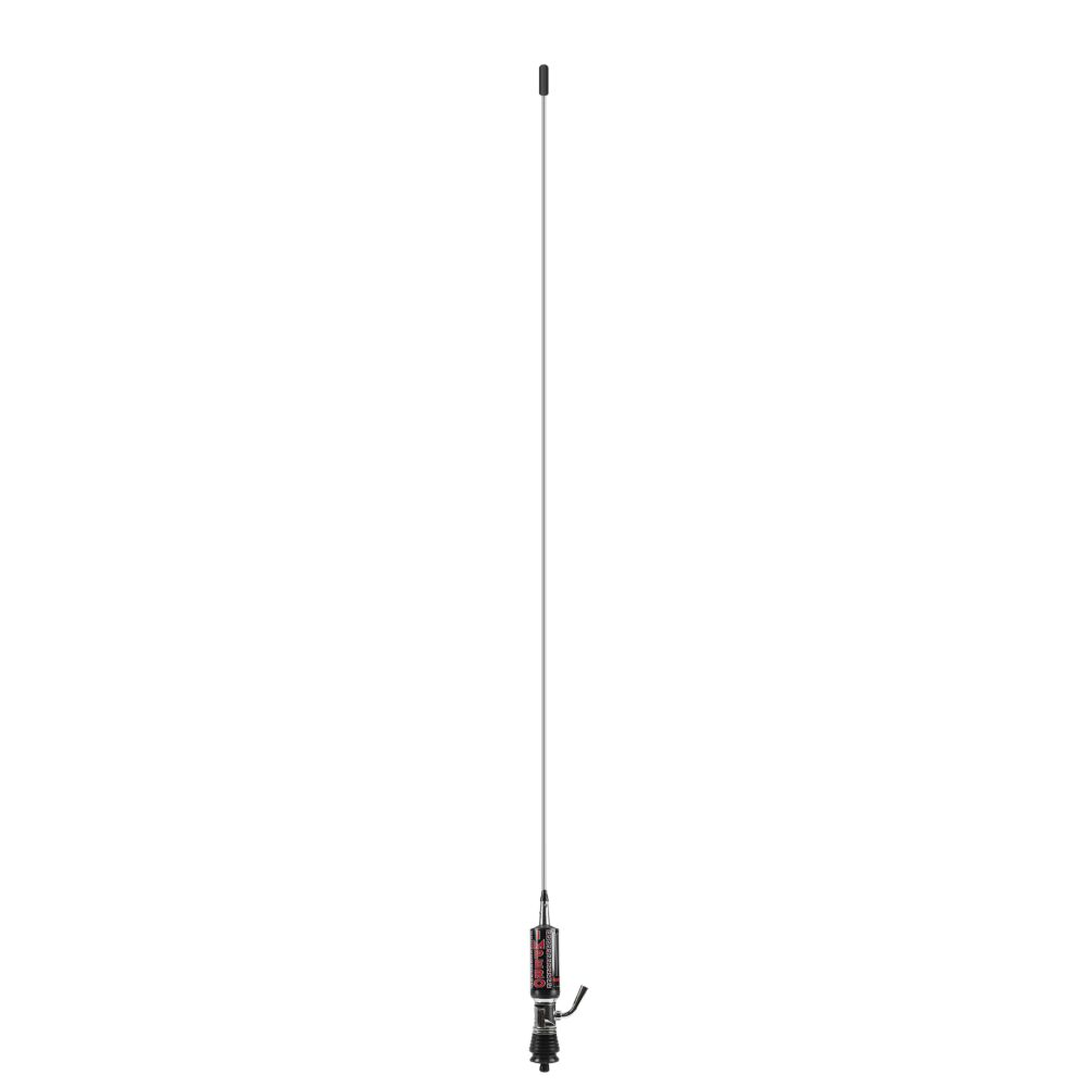 Antenne CB LEMM TURBO IMPERO, blanche, longueur 200 cm, gain 7 dB, 26,5-28  Mhz, 2500 W, câble RG58 4 m, fabriquée en Italie