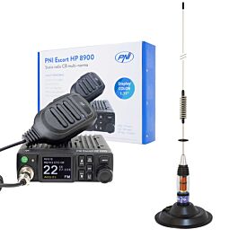 Radio USB CB PNI Escort HP 9700 et antenne CB PNI S75 avec base magnétique