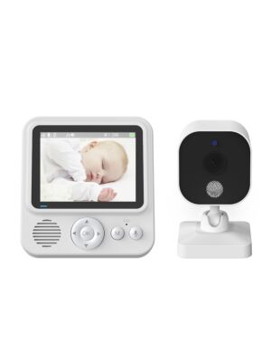 Babyphone vidéo PNI BM280S écran 2,8 pouces sans fil 2,4 Ghz, capteur de température, VOX, vision nocturne