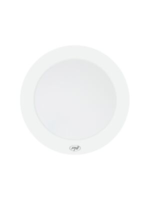 Plafonnier LED PNI D-Light CL2412S 12W, rond, 6400K, alimentation 230V, 1320 lm, blanc