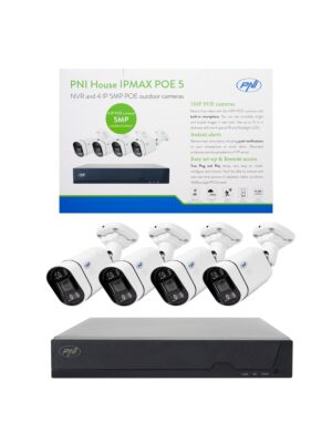 Kit de vidéosurveillance POE PNI House IPMAX POE 5