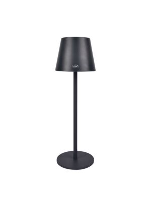 Lampe de table PNI LTB04 2,5W, avec batterie, chargement USB, couleur noire