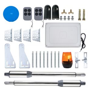 Kit automatisme pour portail battant PNI MAB300LR et Sticky Pad Bleu