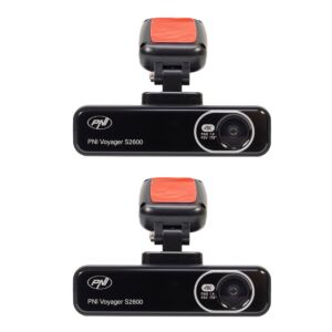 Paquet de 2 pièces caméra de voiture DVR WiFi PNI Voyager S2600