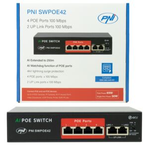 Commutateur POE PNI SWPOE42