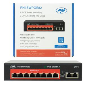 Commutateur POE PNI SWPOE82